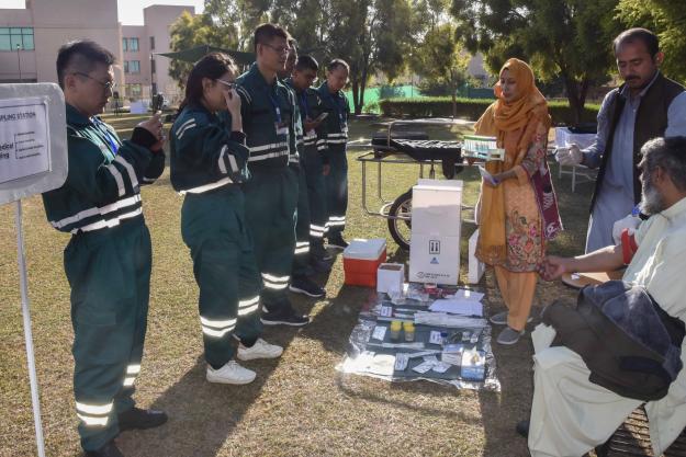 Training for Asian Member States on detection and sampling in a chemical warfare contaminated environment / Pakistan 