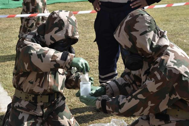 Training for Asian Member States on detection and sampling in a chemical warfare contaminated environment / Pakistan 