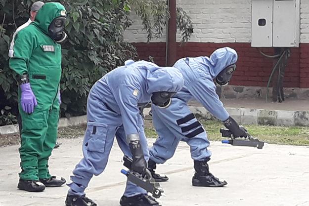 First Responders from Asia at a regional basic training course held in Kathmandu, Nepal