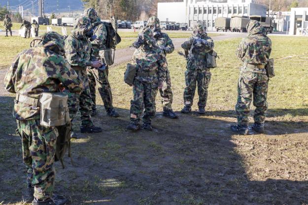 The training exercise in Spiez, Switzerland