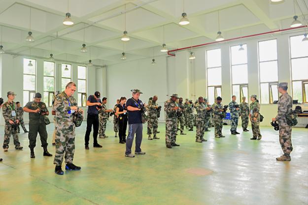 Participants at the International Advanced Assistance and Protection Course held in Beijing