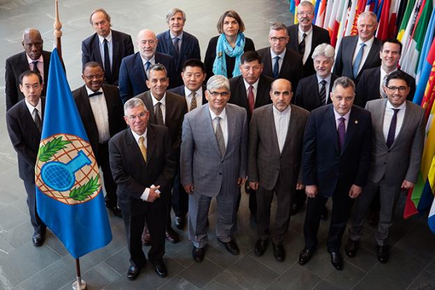 The Members of OPCW's Confidentiality Commission 7 May 2018.