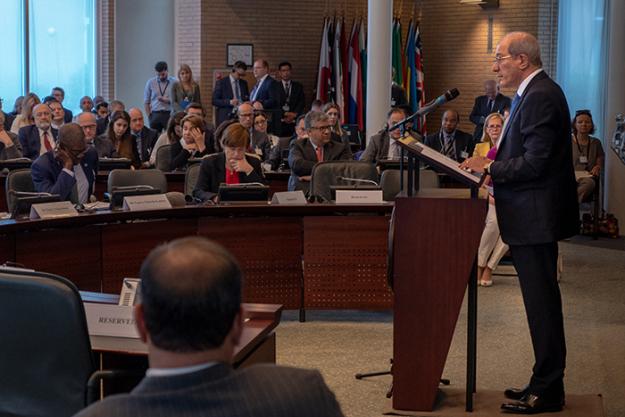 OPCW Director-General, Ambassador Ahmet Üzümcü, opening the conference