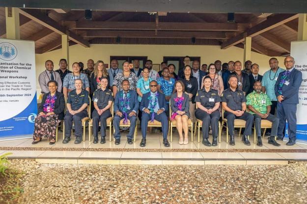 Participants at the OPCW conference held in Port Vila, Vanuatu, from 24 to 26 September 2024