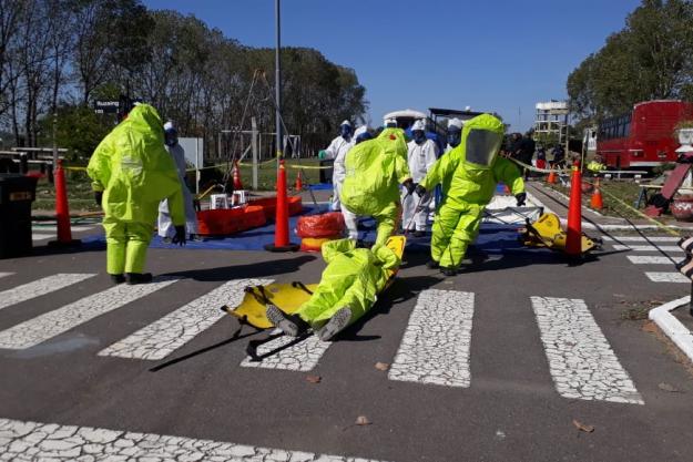 Participants at an Advanced Course on Managing Chemical Emergencies