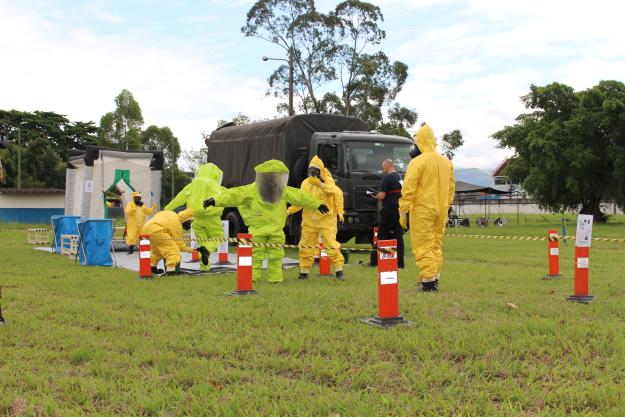 First responders acquired essential knowledge on handling emergencies involving hazardous chemicals after an Exercise on Assistance and Protection against Chemical Weapons