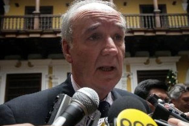 H.E. Mr José Antonio García Belaunde, Foreign Minister of the Republic of Peru. 