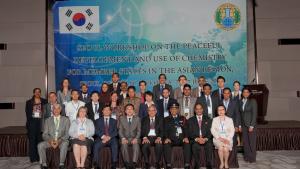 Participants of the Regional Workshop on the Peaceful Development and Uses of Chemistry in Republic of Korea