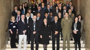 Participants and OPCW staff at the first OPCW workshop on Schedule 1 facilities.
