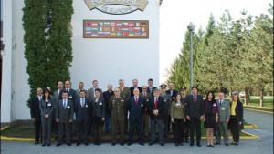 Participants at the 11th Eleventh Chemical Weapons Convention (CWC) Seminar, which was held in the village of Rakitje, west of Zagreb