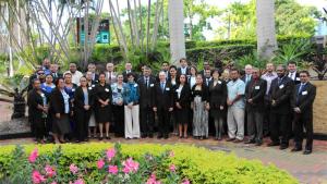 Participants at a Sub-regional National Capacity Evaluation and Training Workshop for Personnel of National Authorities of States Parties held in Australia.