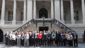 Participants at a Regional Training for Customs Authorities on Technical Aspects of CWC Transfers’ Regime, which was held in Buenos Aires, Argentina