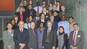 Participants at the Courses on Chemical-Safety Management for Trainees from Africa, Asia, Latin America and the Caribbean, which was held in Germany in November 2014. Photo Credit: Sven Adrian